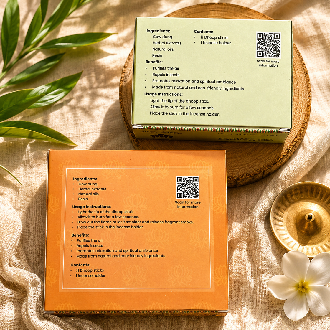 Devatri Dhoop Sticks & Dhoop Cones Combo with Stand